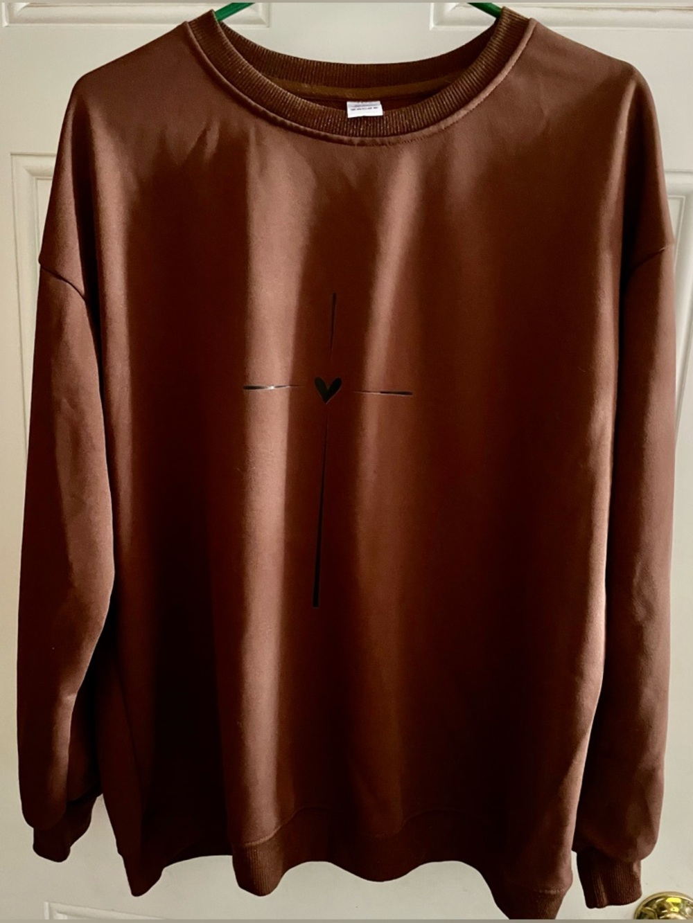 Brown 2 Piece Thin and Comfortable Jogging Set Long Sleeve Top With Long Pants